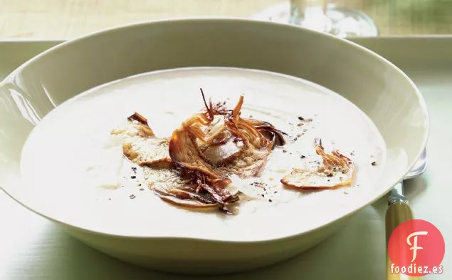 Sopa de Alcachofa y Parmesano de Corazón Grande