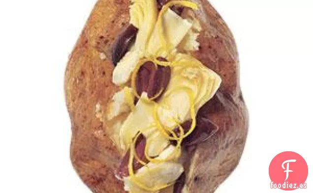 Patatas Al Horno Con Alcachofa, Oliva Y Limón