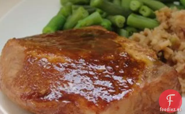 Chuletas de Cerdo Al Horno Marinadas