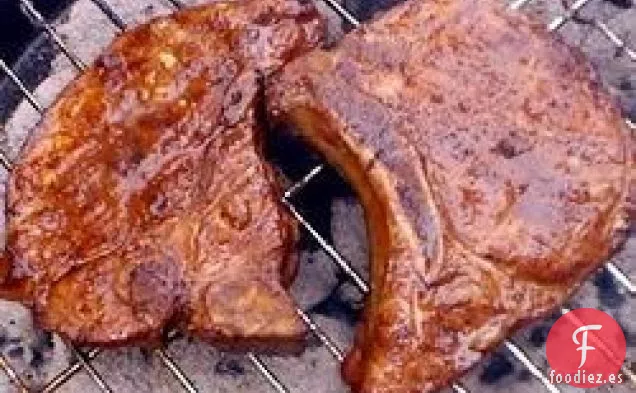 Chuletas de Cerdo Picantes Marinadas