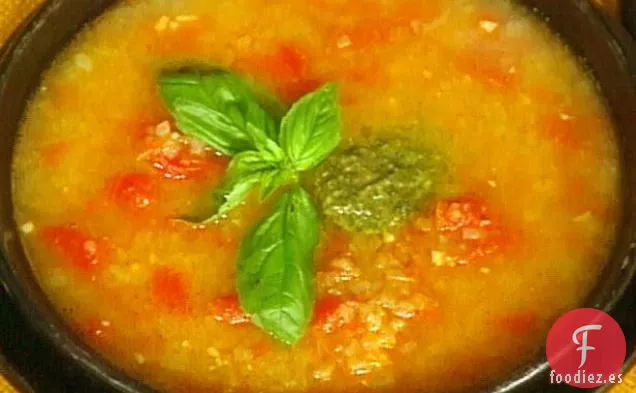 Sopa de Tomate y Ajo