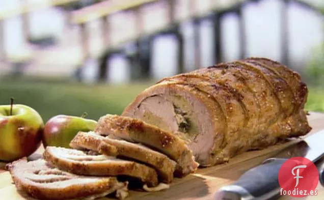 Lomo de Cerdo Relleno de Manzana Asado