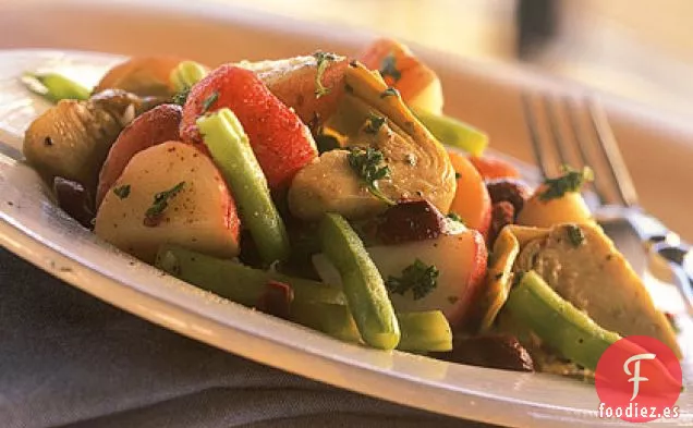 Ensalada de Patata y Alcachofa Marinada