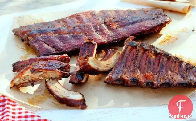 Costillas Ahumadas con Salsa de Barbacoa Estilo Carolina