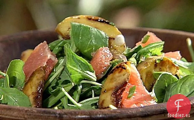 Ensalada de Melocotón a la Parrilla con Vinagreta de Pomelo