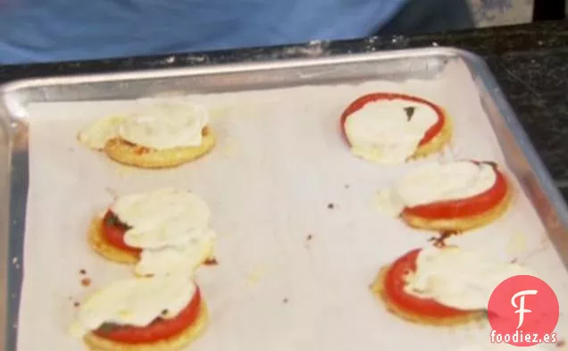 Tartas de Tomate y Mozzarella