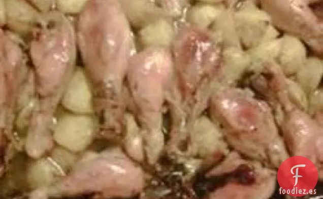 Pollo al Ajo con Patatas
