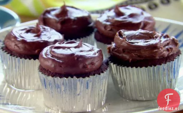 Cupcakes Helados con Budín de Chocolate