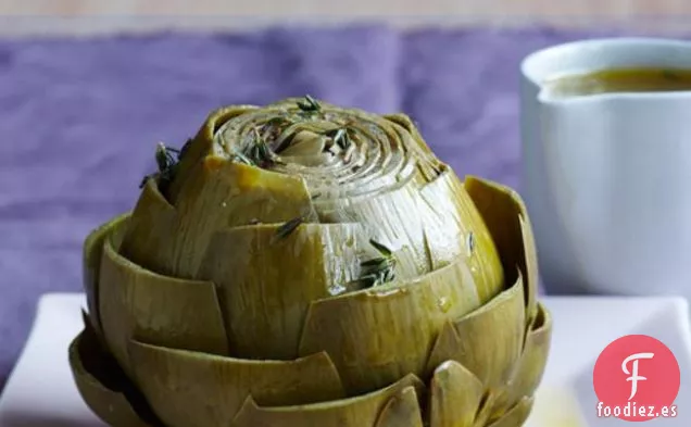 Alcachofas Con Aderezo A Limón