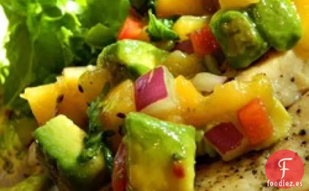 Salsa de Aguacate y Melocotón