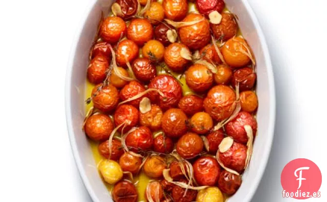 Tomates Cherry Tostados Lentamente