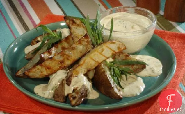 Patatas Fritas a la Parrilla con Alioli de Vinagre de Malta