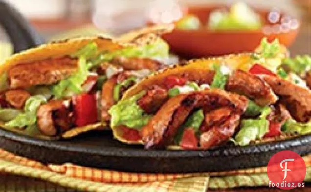 Tacos de Cerdo Salteados con Miel y Especias