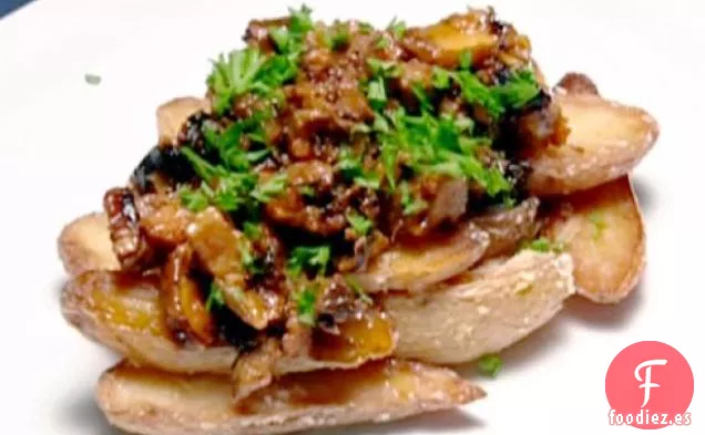 Filete de Costado con Papas al Horno Dos Veces al Horno