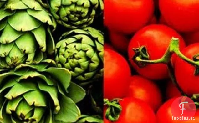 Pasta Fresca De Tomate, Ricota Y Alcachofa