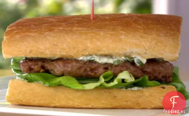 Hamburguesas de Cerdo a la Parrilla Indochine
