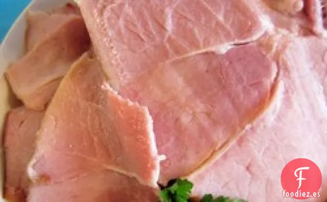 Jamón Glaseado de Miel y Naranja