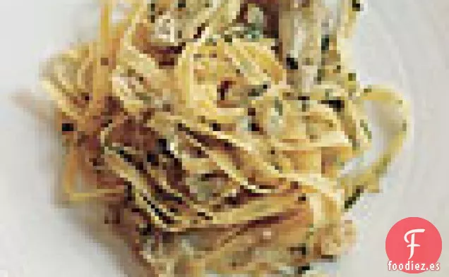 Fettuccine con Alcachofas