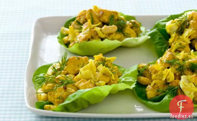 Ensalada de Pollo, Frijoles Canelinos y Alcachofas para Sentirse bien