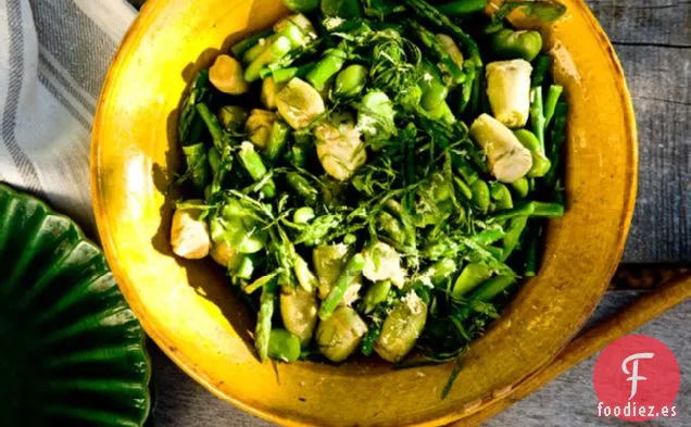 Salteado de Verduras de Primavera