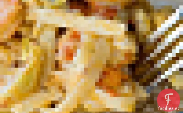 Gambas Y Alcachofas Fettucine