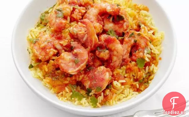 Curry de Camarones al Estilo Casero