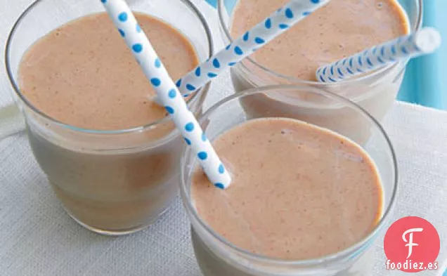 Batido de Plátano con Chocolate y Almendras