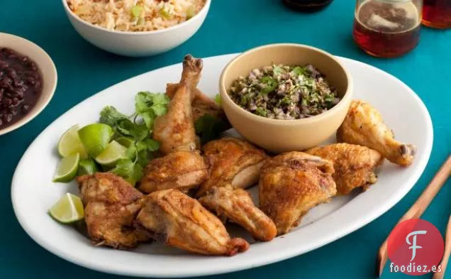 Pollo Asado con Salsa de Semillas de Calabaza