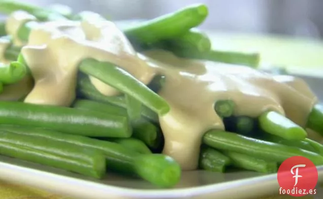 Judías Verdes con Salsa de Queso