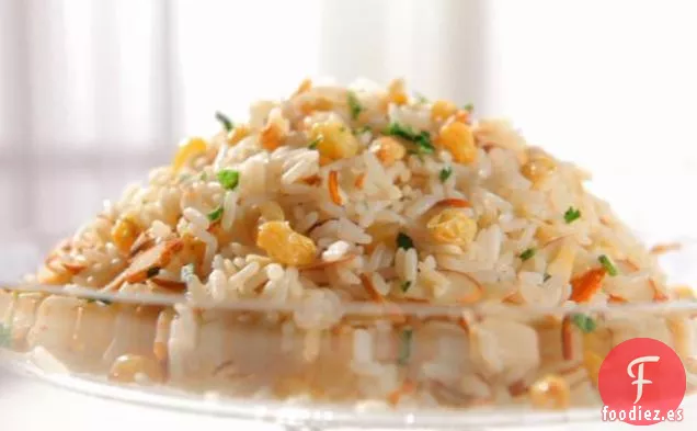 Arroz Chardonnay con Pasas Doradas
