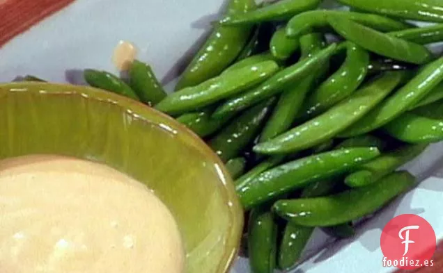 Broches de Azúcar con Salsa de Wasabi y Mayonesa