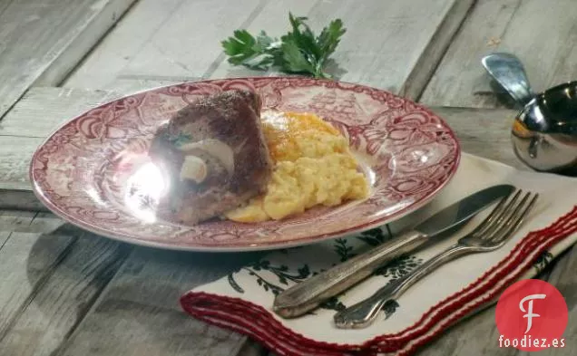 Chuletas de Cerdo con Crema Agria y Cebolla Vidalia