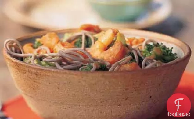 Camarones y Brócoli en Salsa de Chile