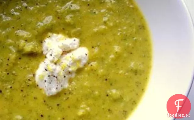 Sopa de Brócoli y Limón