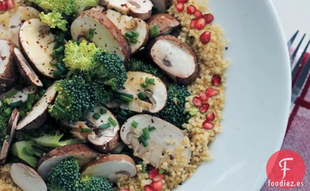 Champiñones, Brócoli Y Cuscús De Granada