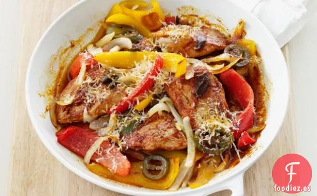 Sartén de Cerdo y Pimientos