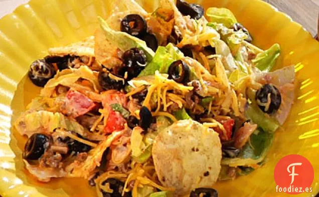 Ensalada de Tacos de Tres Pasos