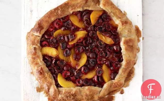 Galette de Cereza y Melocotón