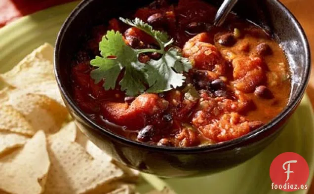 Chile Chipotle con Frijoles Negros
