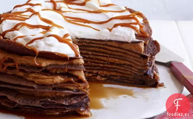 Pastel de Crepe de Dulce de Leche