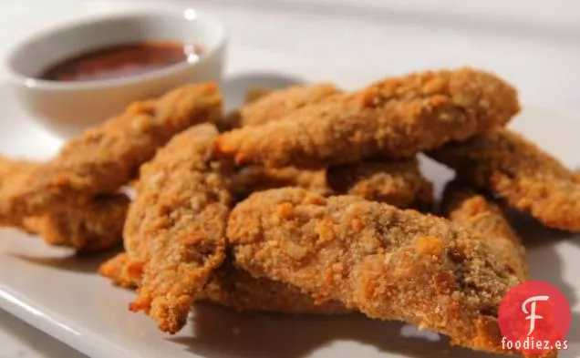 Crotón Aplastado las Ofertas de Pollo con Naranja Salsa de Barbacoa