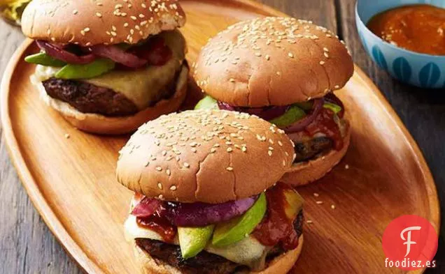 Hamburguesas con Queso a la Barbacoa