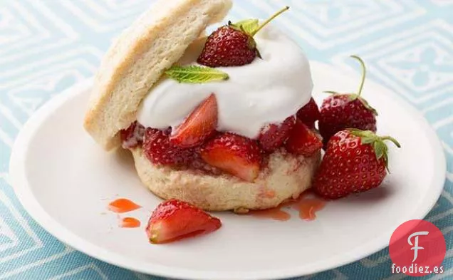 Tortitas de Fresa Individuales
