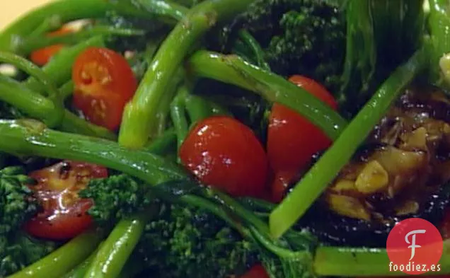 Broccolini con Calabacín a la Parrilla y Calabaza de Verano