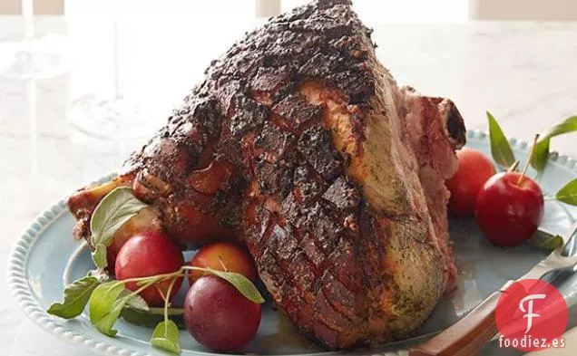 Jamón Fresco Asado con Glaseado de Sidra