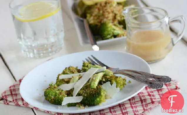 Brócoli asado inspirado en el Aderezo italiano