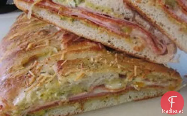 Estromboli de Carne y Verduras