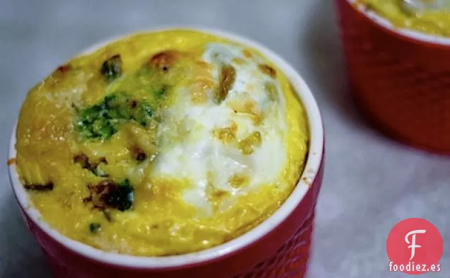 Frittatas Individuales de Brócoli y Tocino
