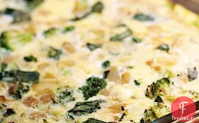 Frittata De Brócoli Para Una Multitud