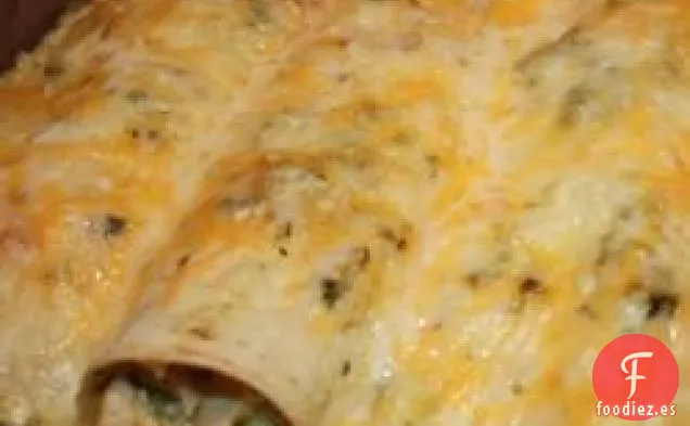 Enchiladas de Chile Poblano a la Gringa